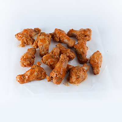 Flaming Wings - Fresh Oven Baked Wings Tossed In Hot Peri Peri Sauce And Served With Dip Sauce To Satisfy Your Cravings.